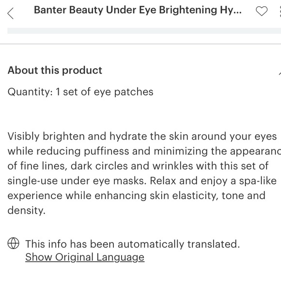 Banter Eye Mask - Picture 3 of 3